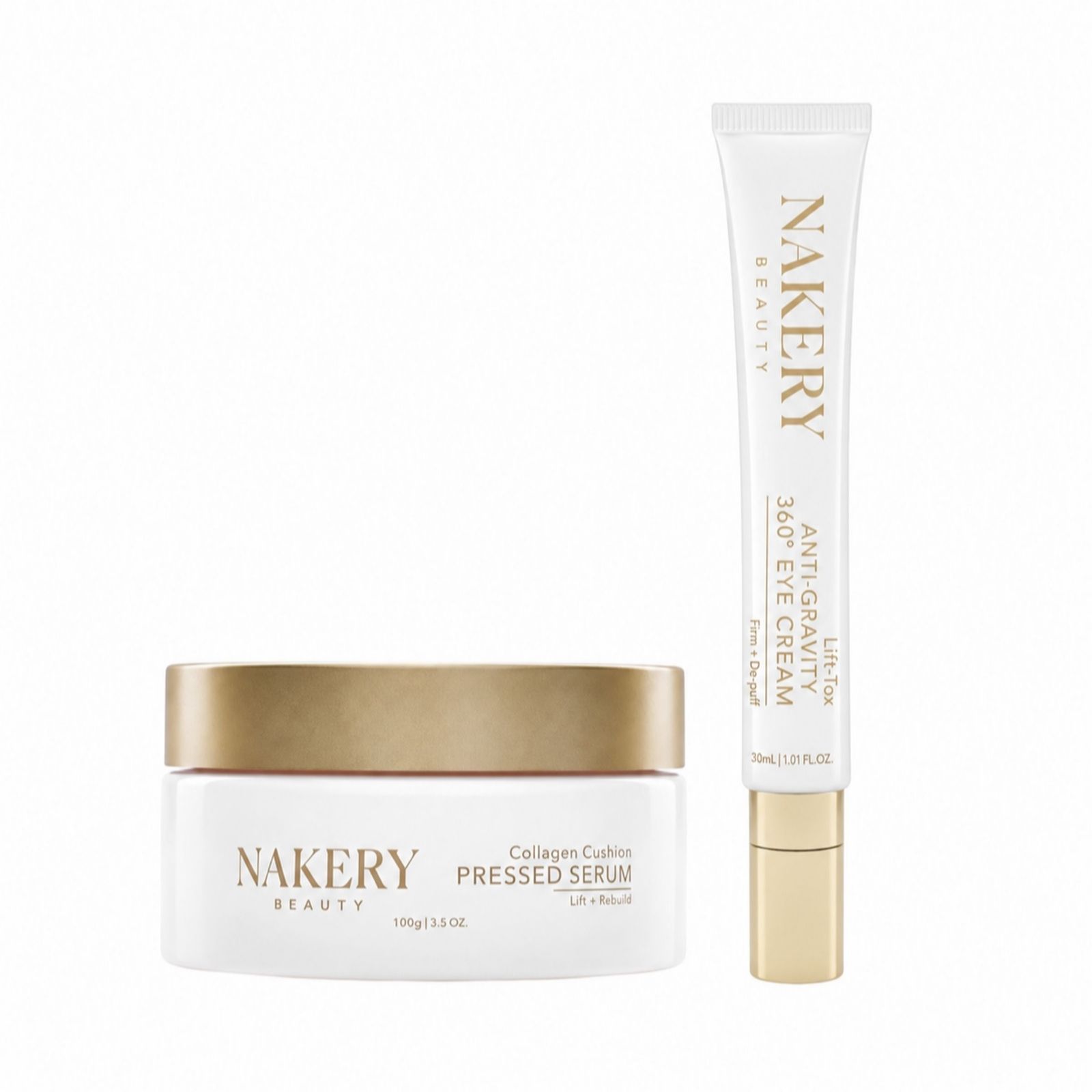 Nakery Beauty Collagen Cushion Pressed Serum & LiftTox Eye Duo