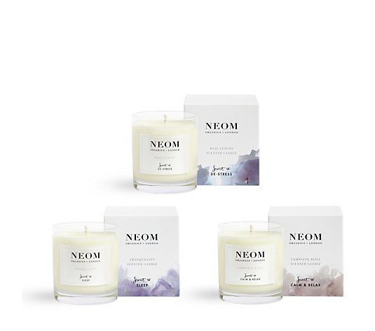 Neom 3 Piece Luxury Candle Collection