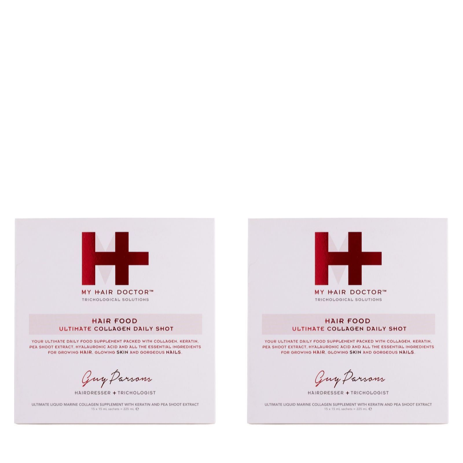 My Hair Doctor Raspberry Collagen Sachets 2 Month Supply