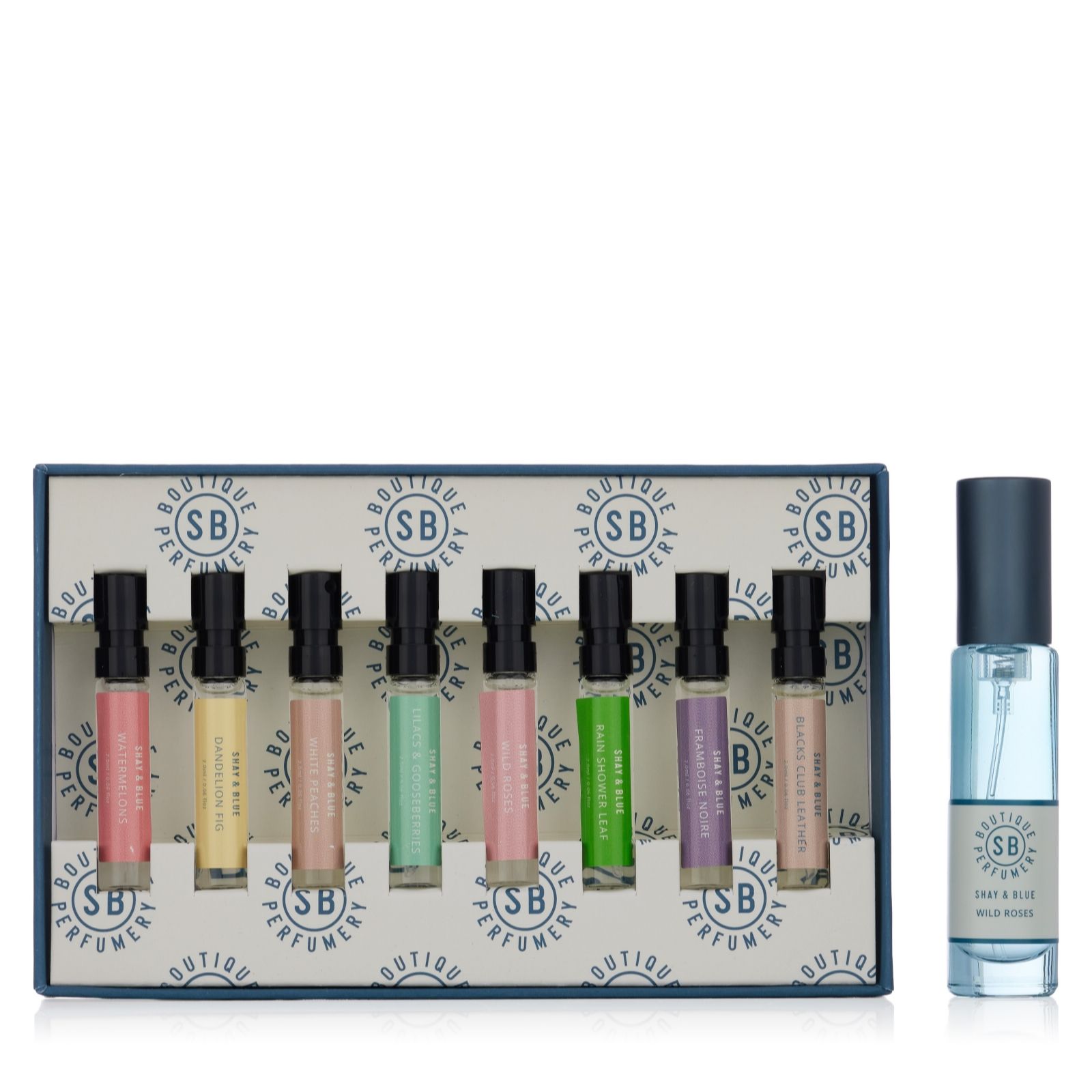 Shay & Blue Botanical 8 Piece Discovery Set & 10ml Eau Du Parfum