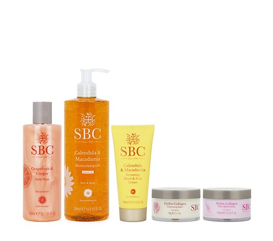 SBC Simply Beautiful 5 Piece Soothing Face & Body Collection