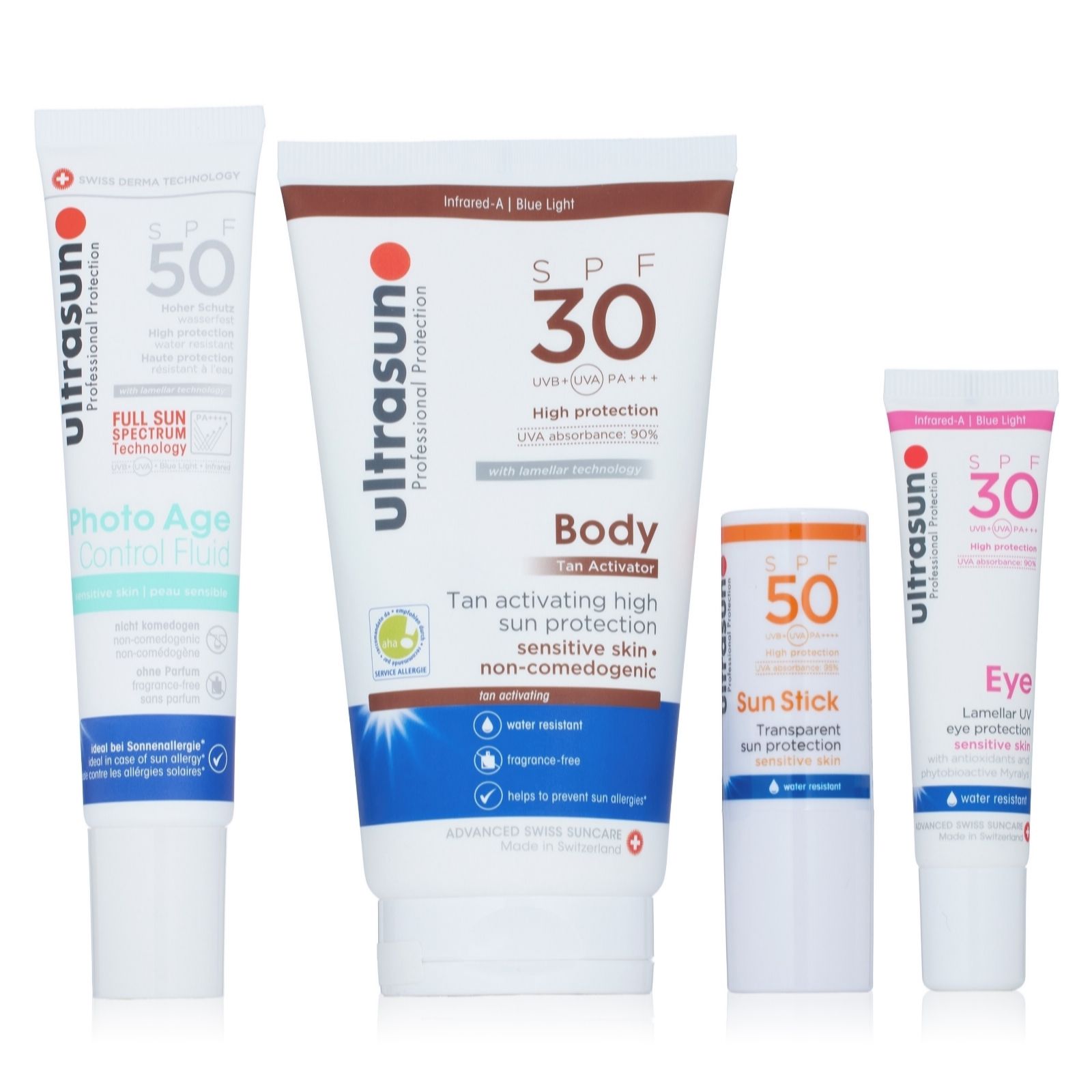 Ultrasun 4 Piece Complete Face & Body Suncare Collection