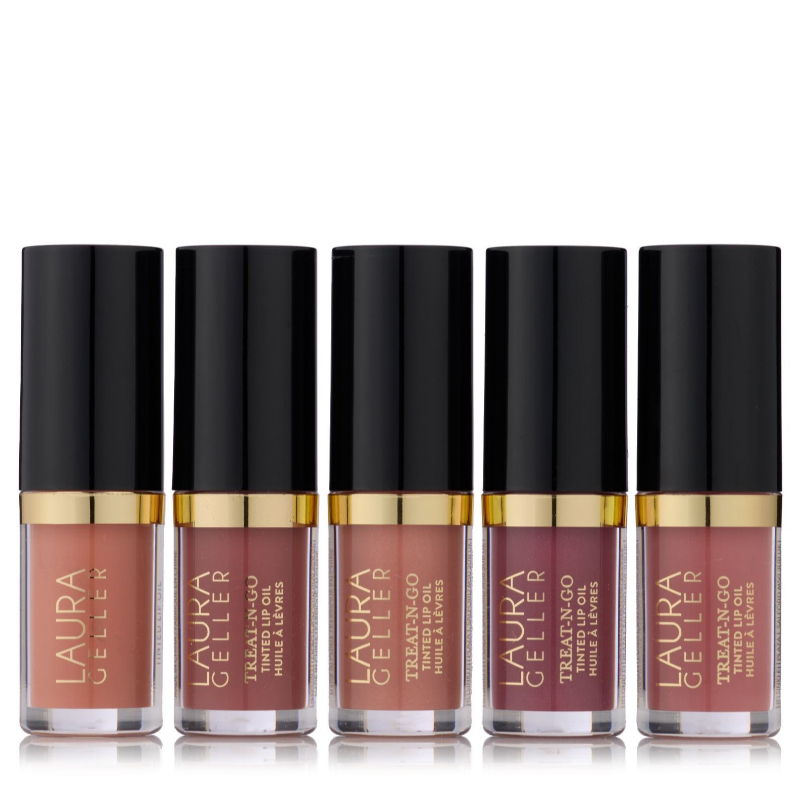 Laura Geller 5 Piece Treat-N-Go Lip Oil Collection