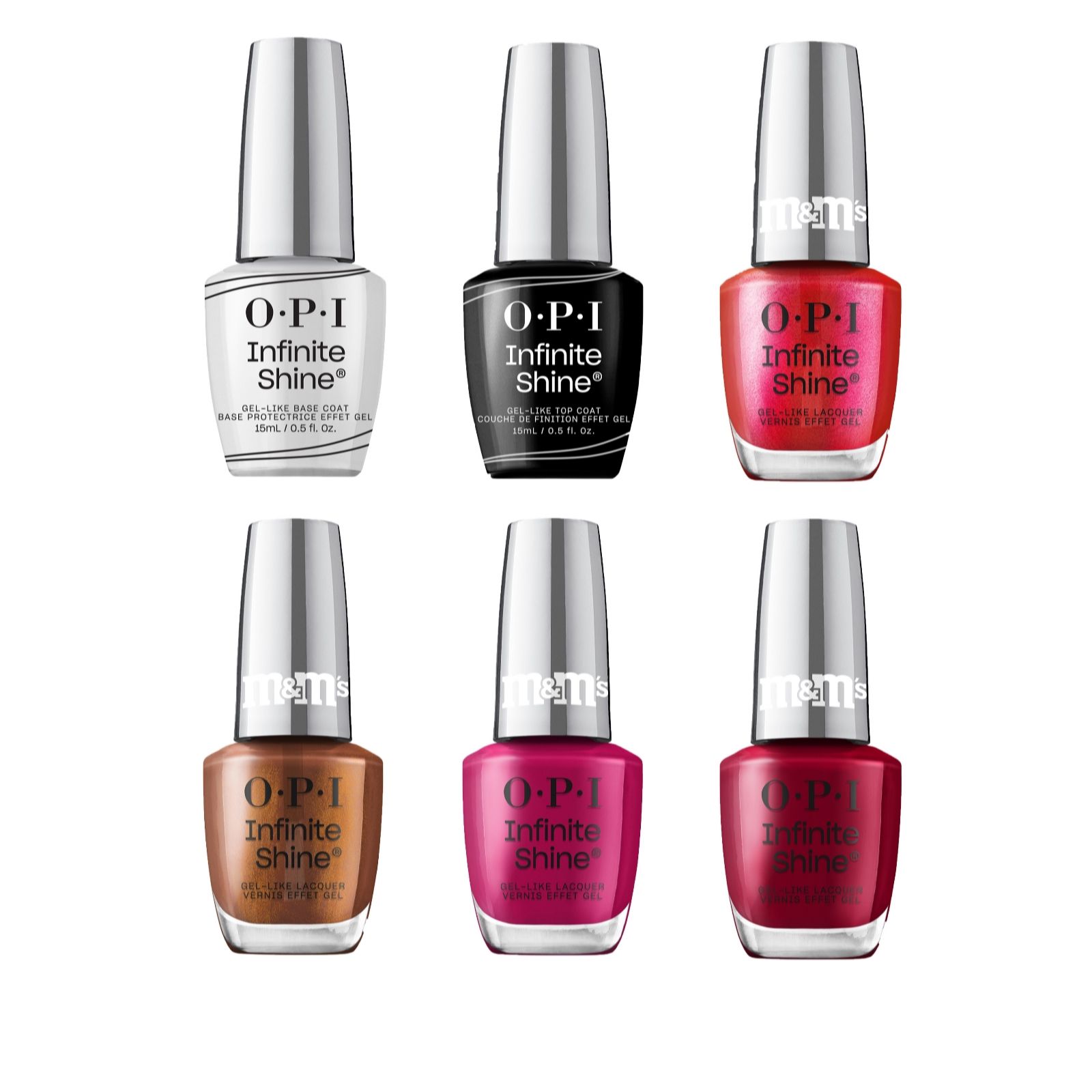 OPI x M&M Limited Edition Infinite Shine 6 Piece Set