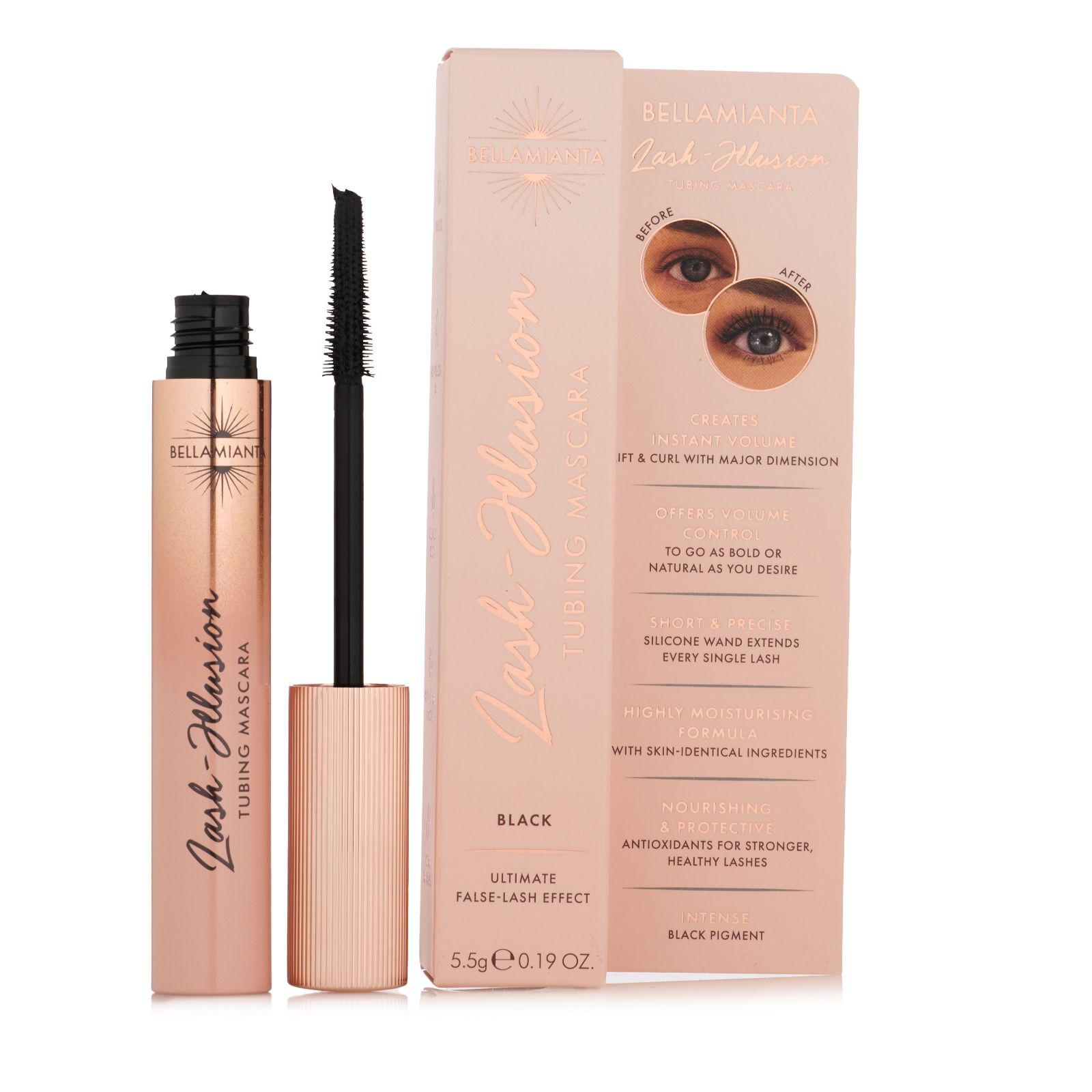 Bellamianta Lash Illusion Tubing Mascara Duo