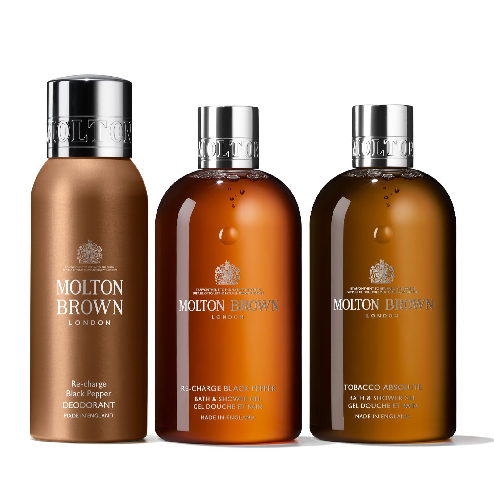 Molton Brown 3 Piece Shower Gel & Deodorant Collection