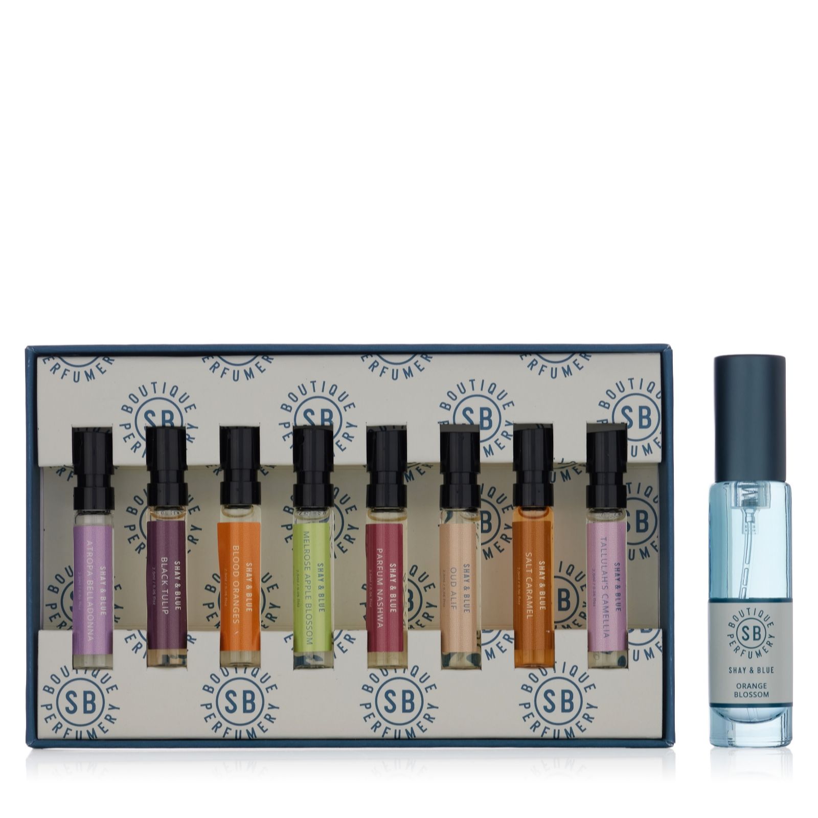 Shay & Blue Hero Scents 8 Piece Discovery Set & 10ml Eau Du Parfum