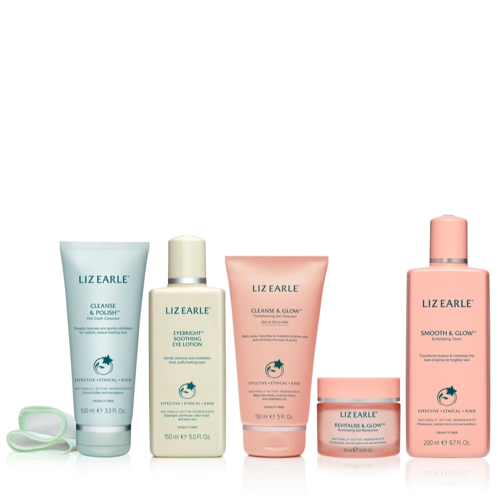 Liz Earle Revitalise & Glow Skincare 5 Piece Collection
