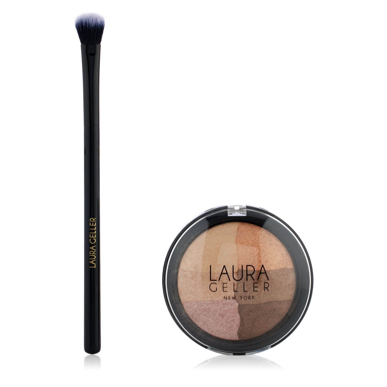 Laura Geller Venetian Skies Eye Elements Baked Eyeshadows & Brush