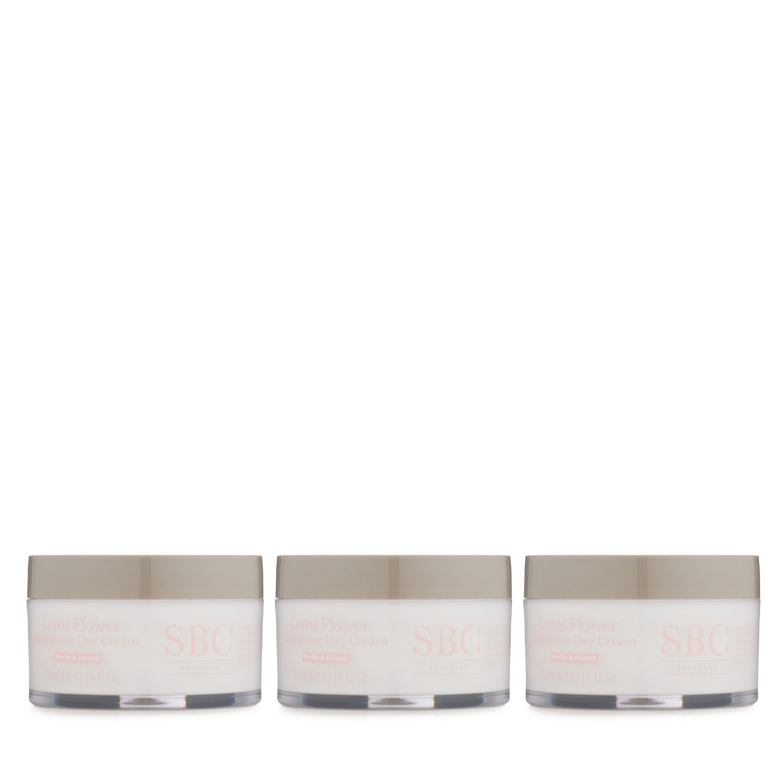 SBC Lotus Flower Menopause Day Cream Trio 100ml