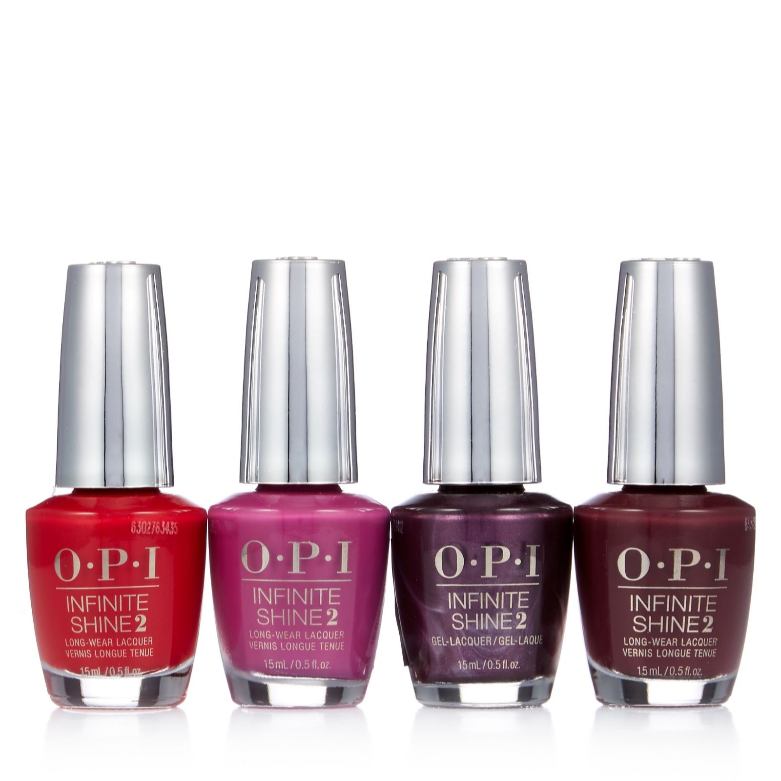 OPI 4 Piece Dark Delights Infinite Shine Collection - QVC UK