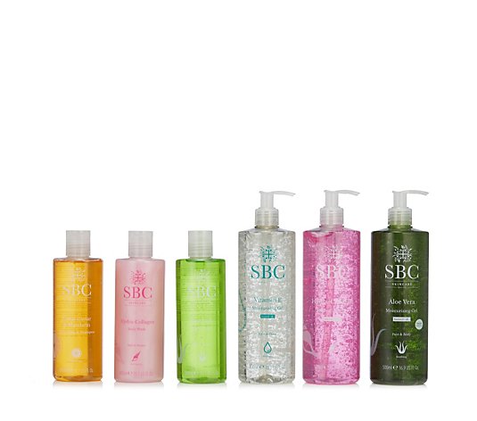SBC 6 Piece Moisture Gel and Body Collection