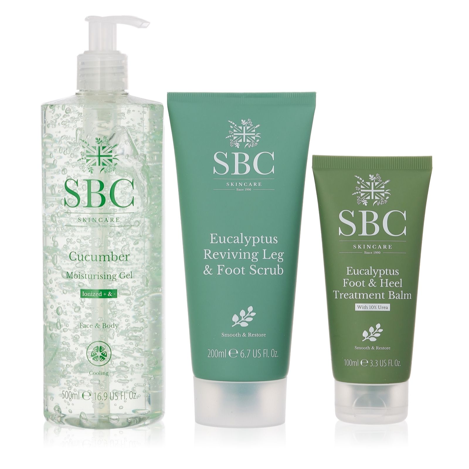 SBC Cool & Treat Intensive Body & Footcare Trio