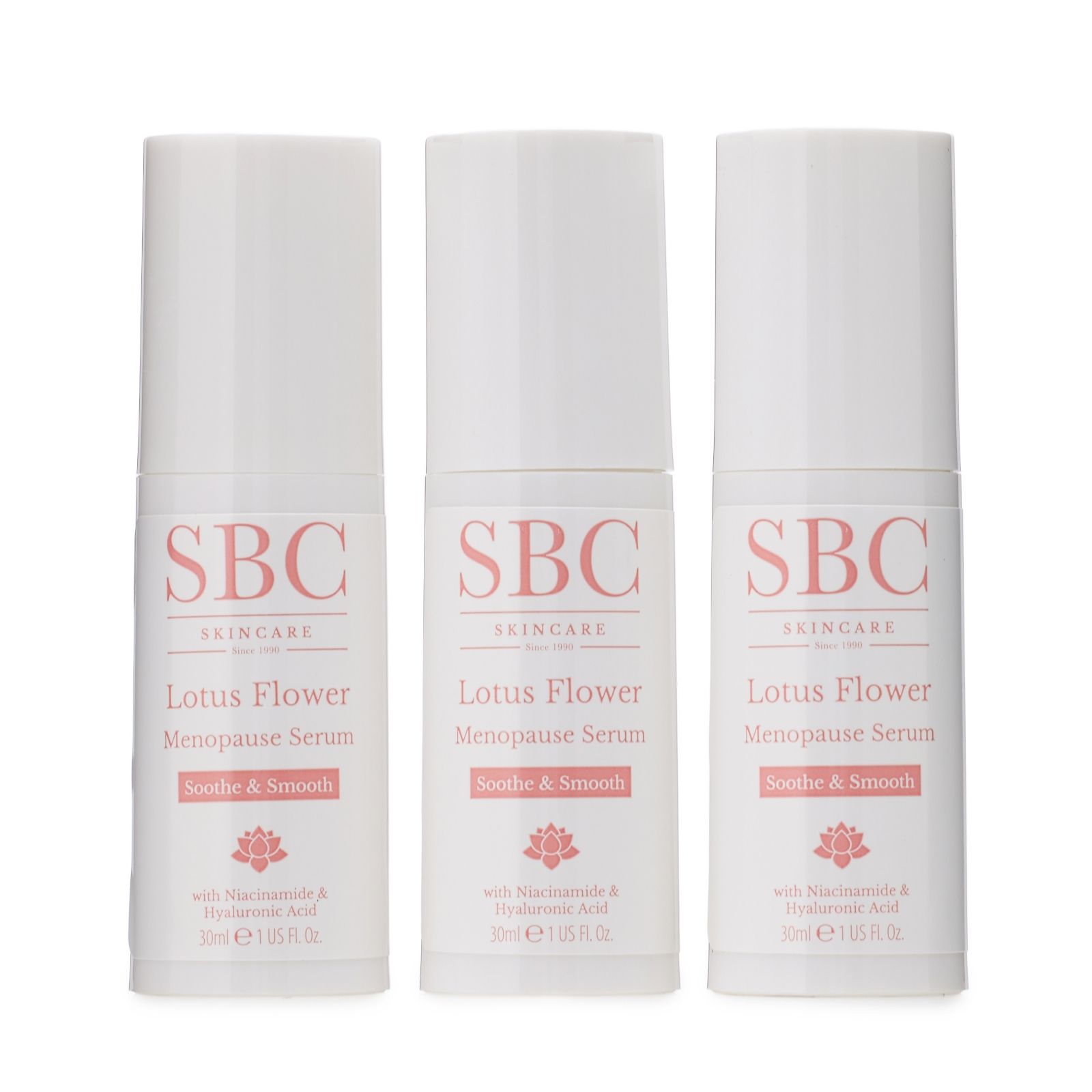 SBC Lotus Flower Menopause Serum Trio 30ml