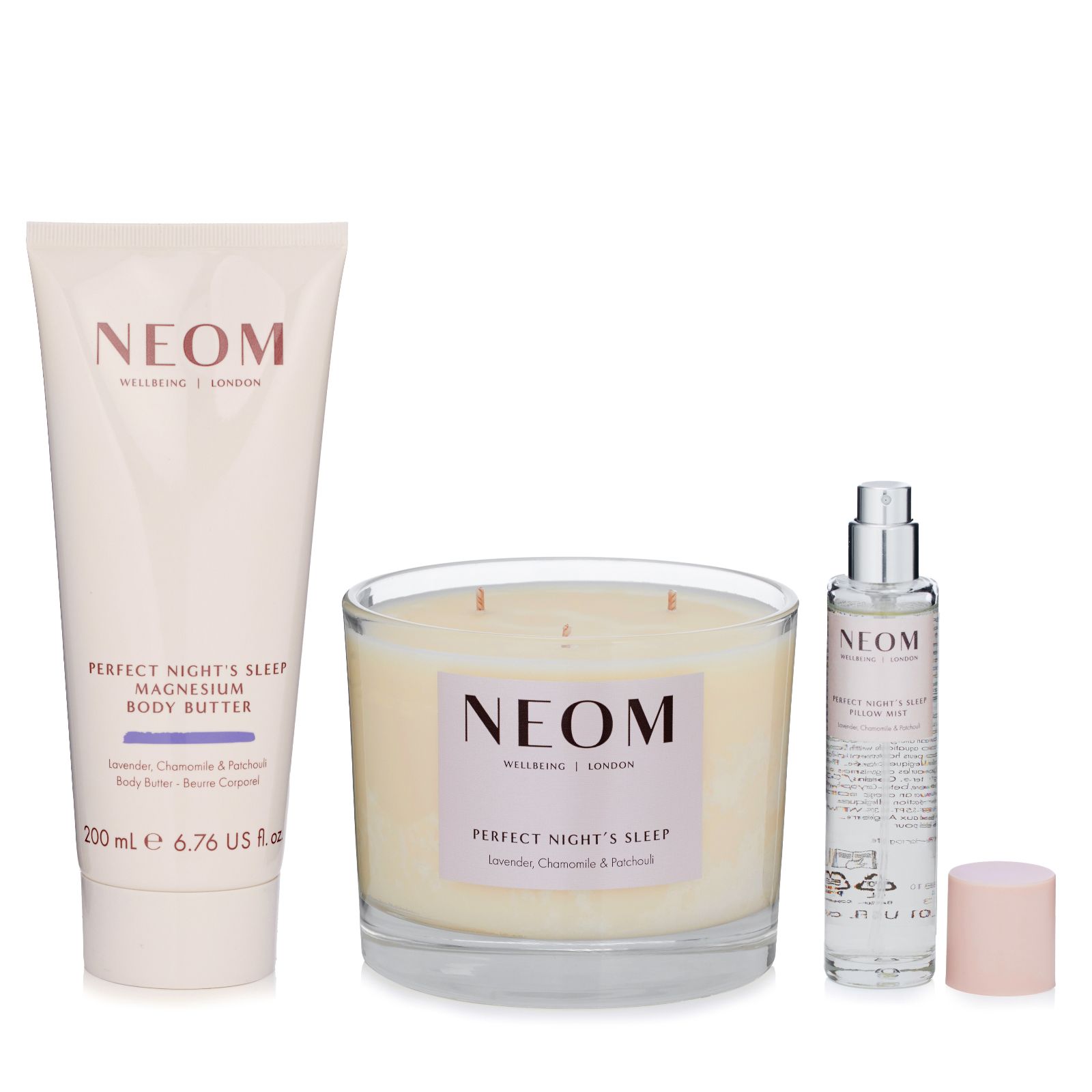 NEOM Wellbeing 3 Step Routine to a Perfect Night's Sleep