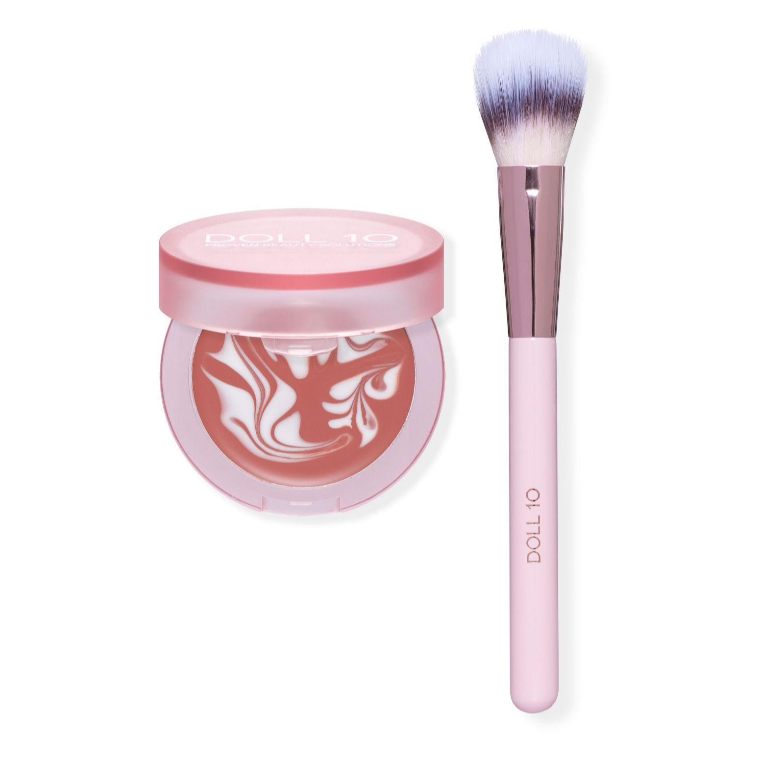 Doll10 Liquid Filter Blush & Brush