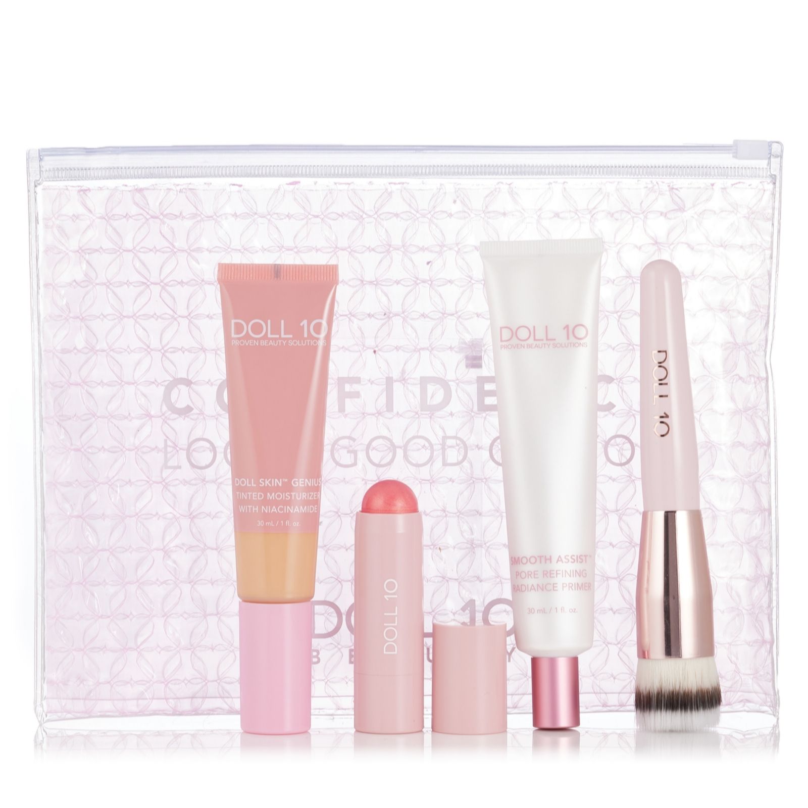 Doll 10 Dollskin Genius 4 Piece Complexion & Colour Collection - QVC UK