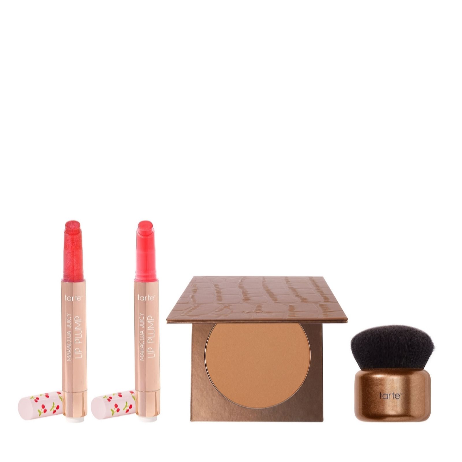 tarte Summer Radiance Bronzer & Cherry Crush Lips 4 Piece Set
