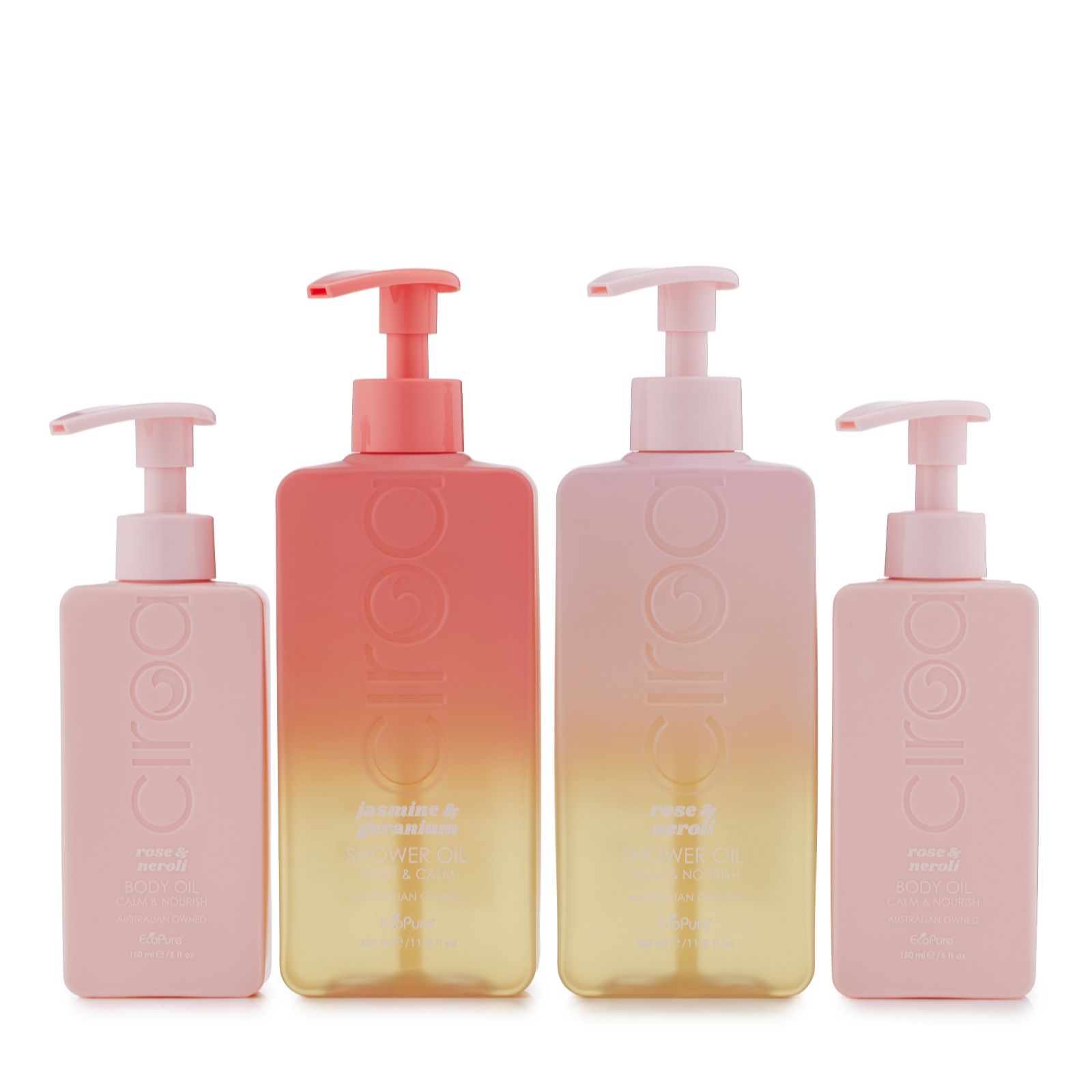 Ciroa Shower & Body Oil 4 Piece Collection