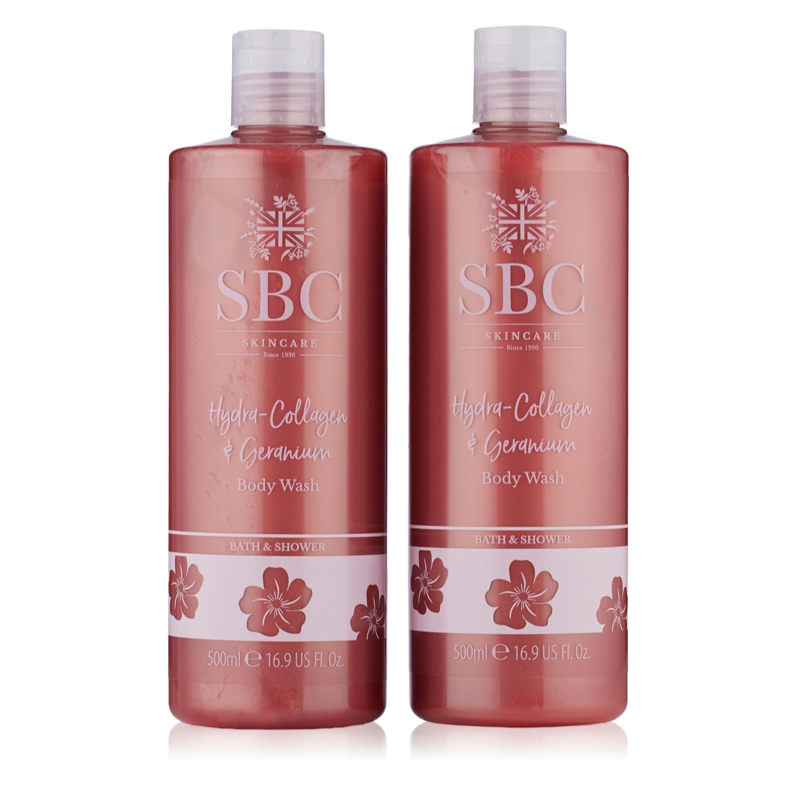 SBC Hydra-Collagen & Geranium Body Wash Duo