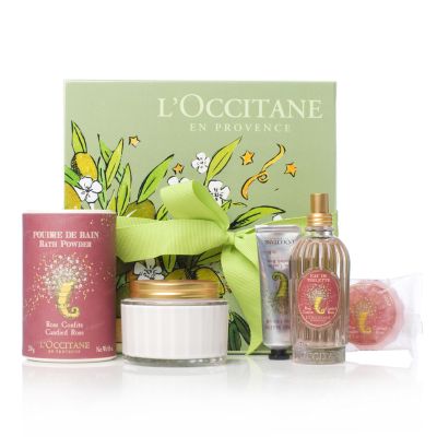 L'Occitane 5 Piece Candied Rose Collection - QVC UK