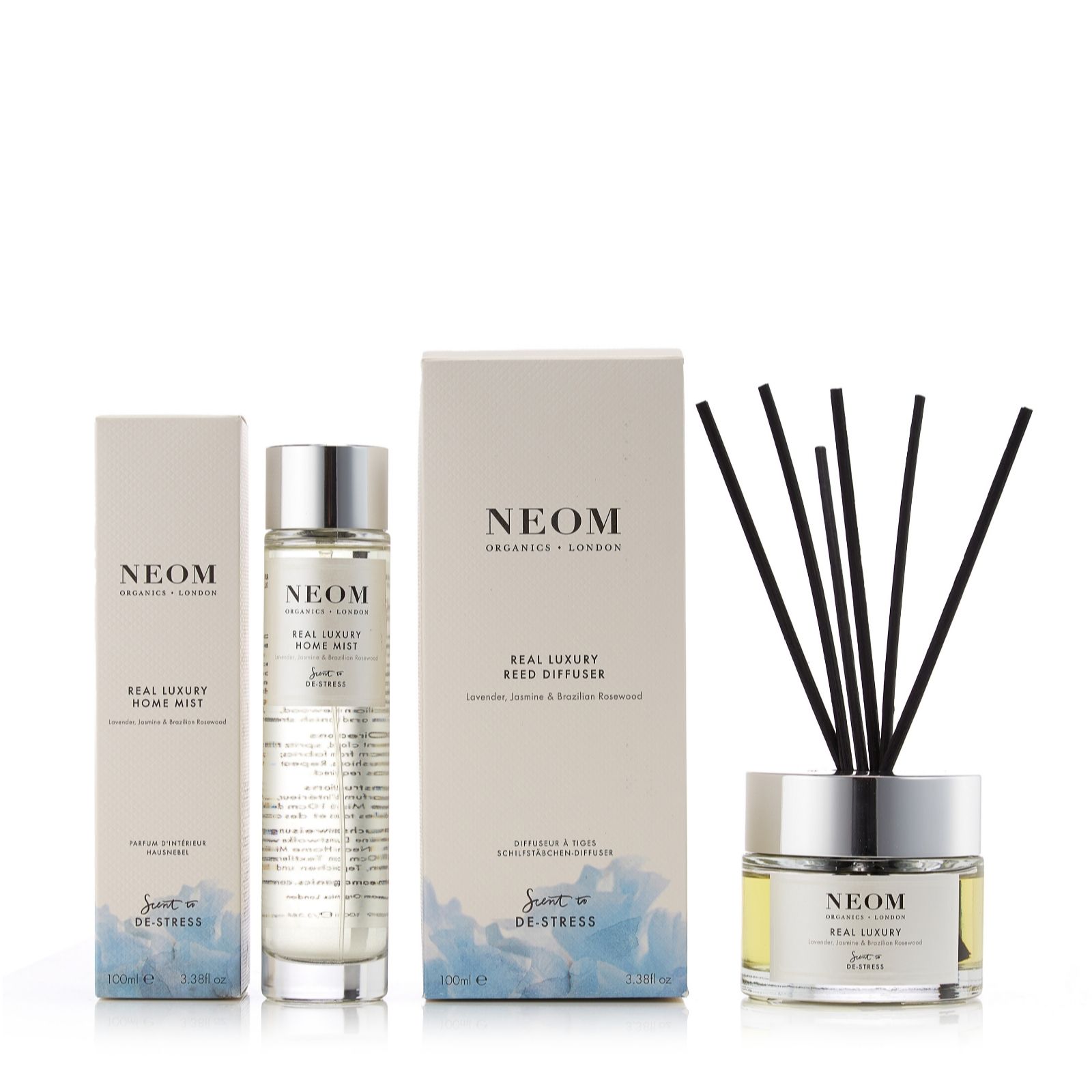 Neom Reed Diffuser and Home Mist Duo QVC UK