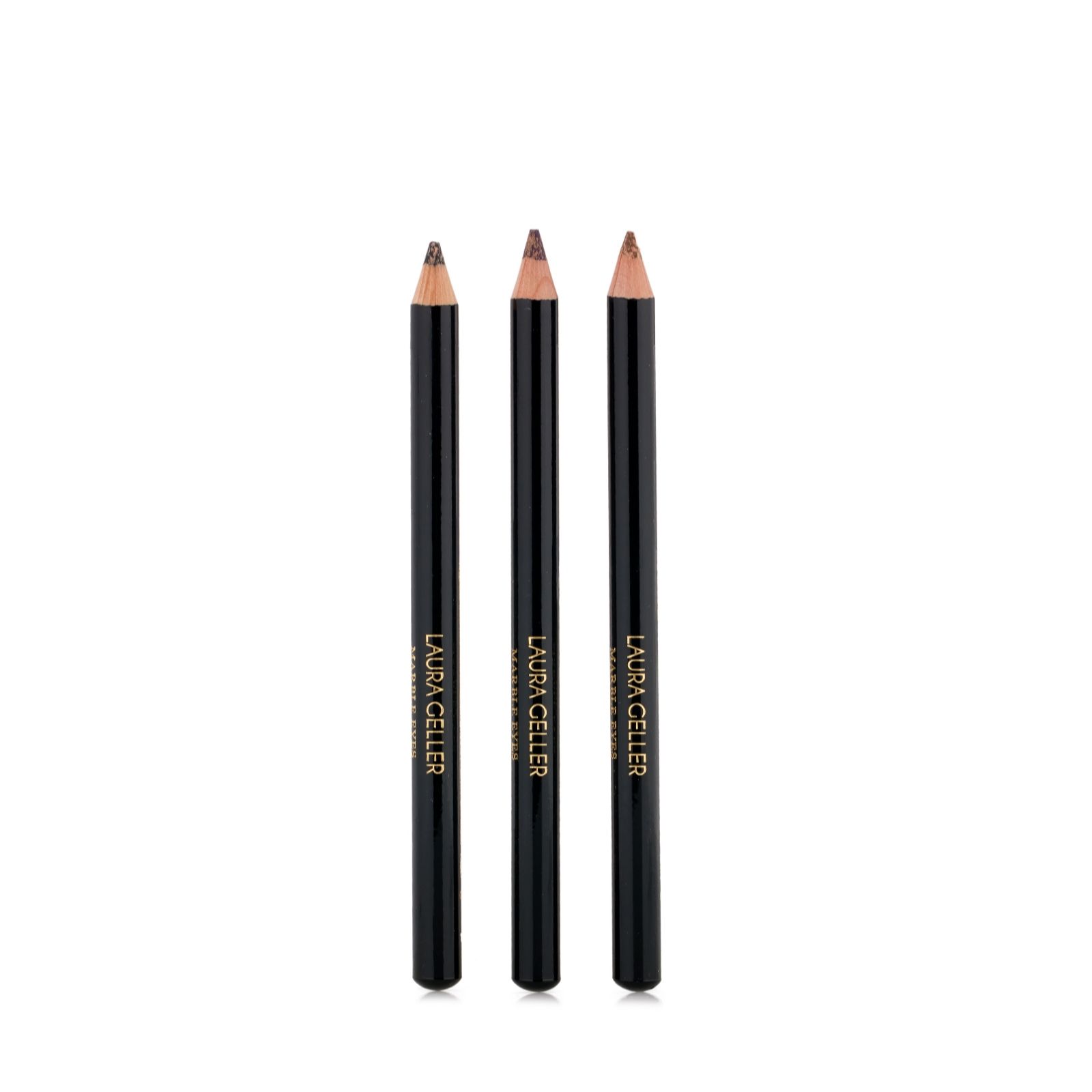 Laura Geller 3 Piece Marble Eyes Liner Collection - QVC UK