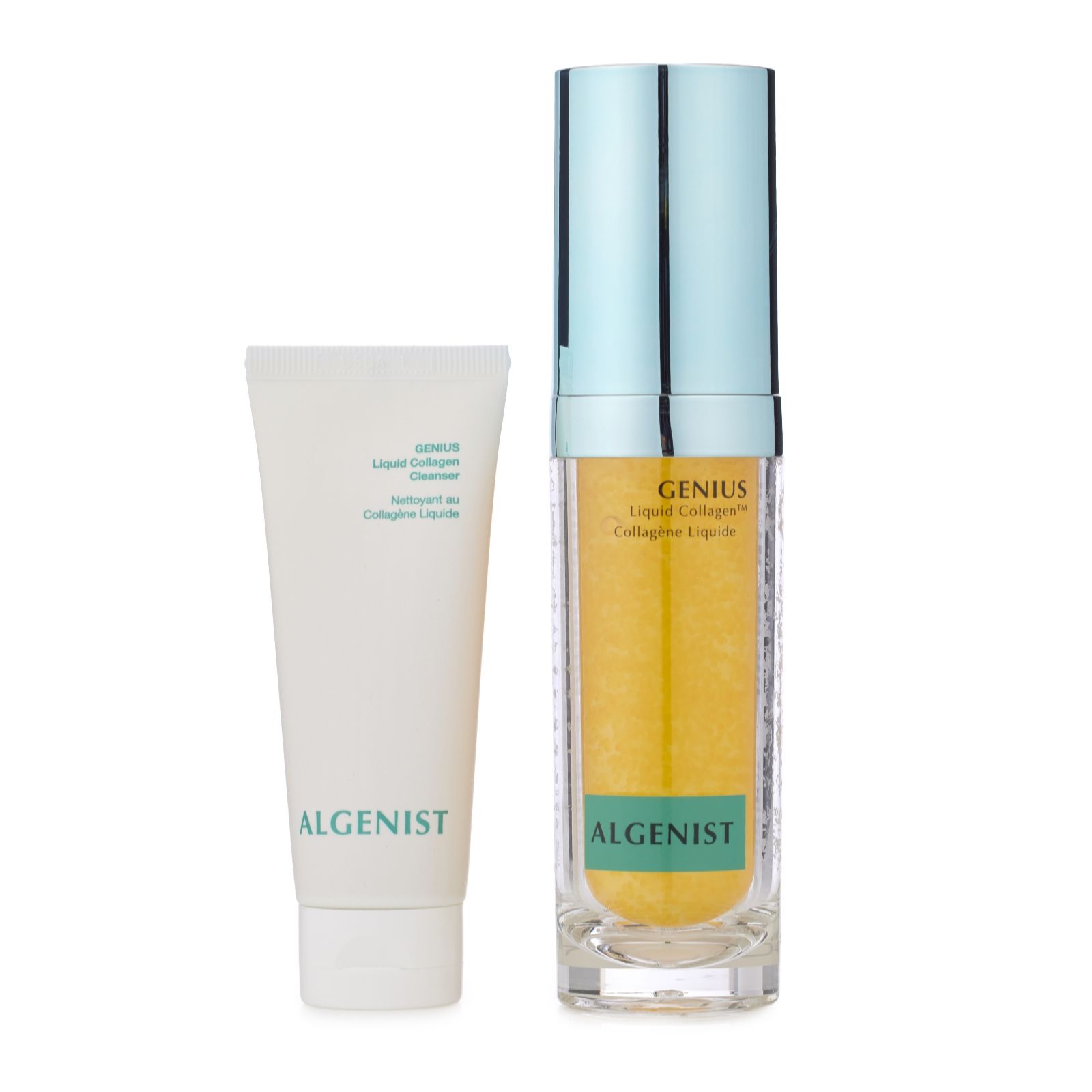 Algenist Supersize Genius Liquid Collagen 60ml with Cleanser