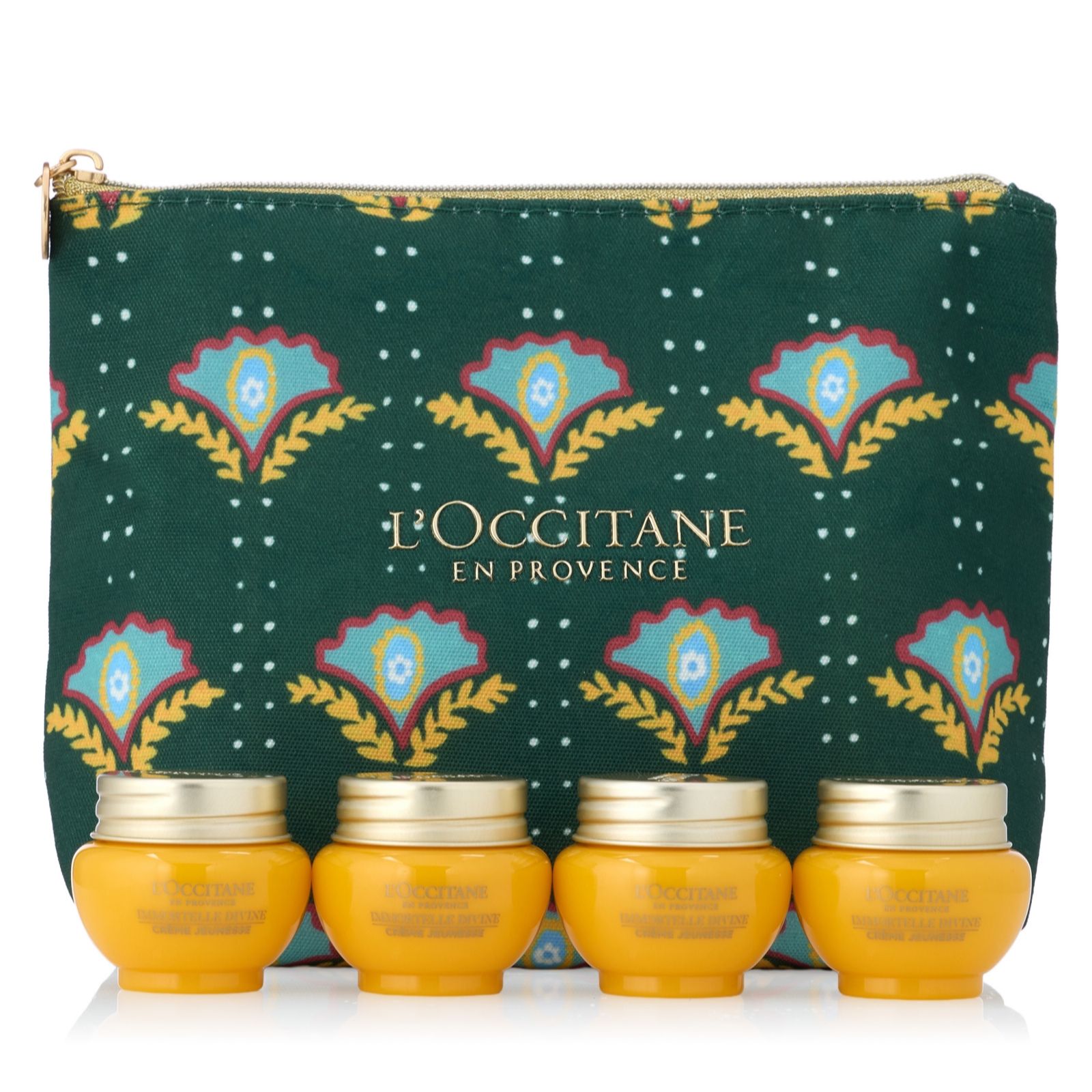 L'Occitane 4 Piece Divine Cream Travel Set With Bag