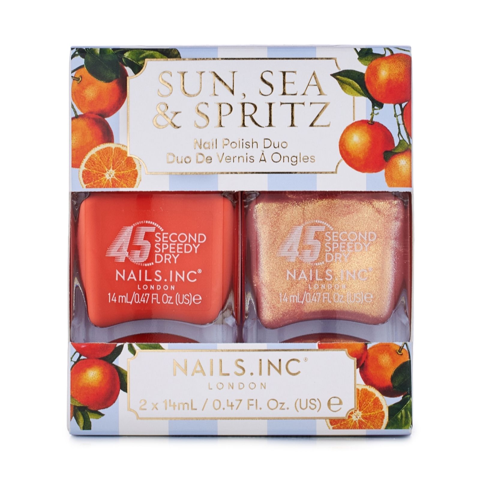 Nails Inc Sun, Sea & Spritz Boxed Duo