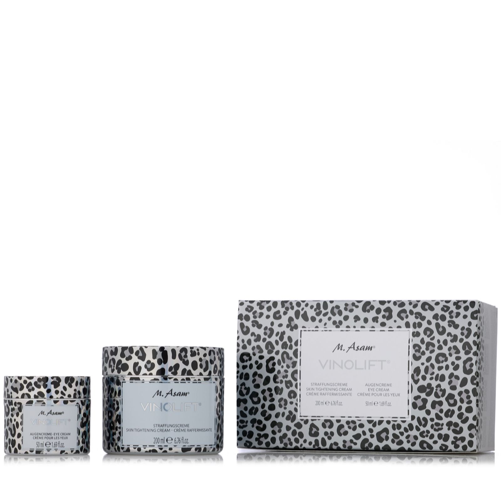 Vinolift Skin Tightening Cream & Eye Cream Leopard Print Gift Collection