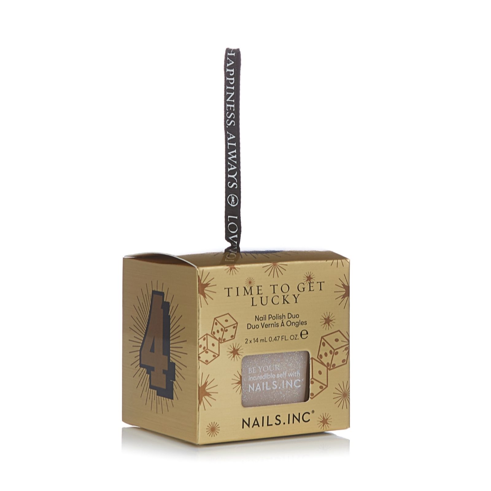 Nails Inc 2 Piece Time to Get Lucky Gift Set QVC UK