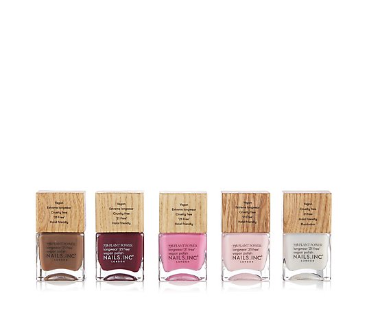 Nails Inc 5 Piece Plant Power Collection