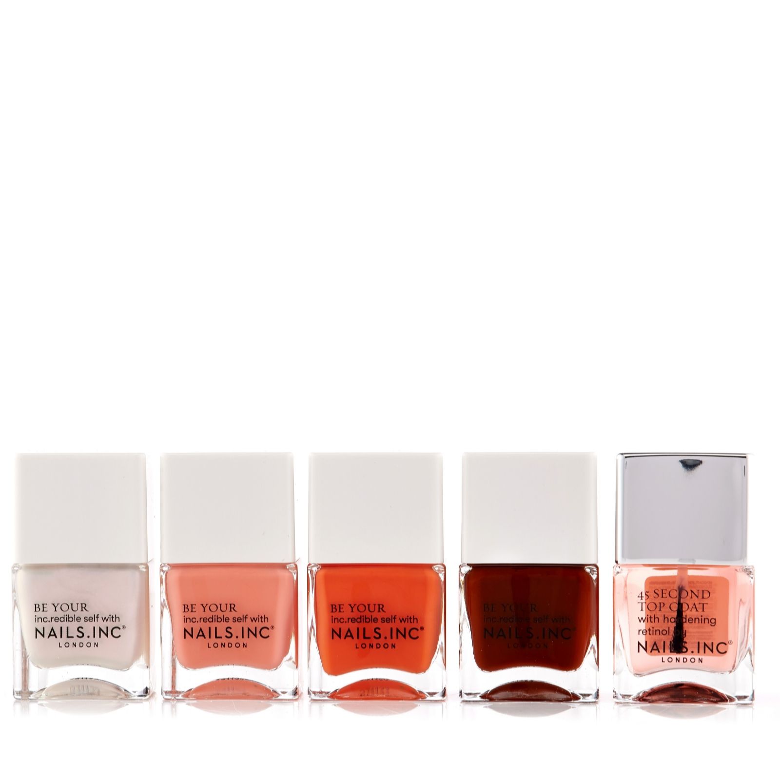 Nails Inc 5 Piece Apricot Crush Collection QVC UK