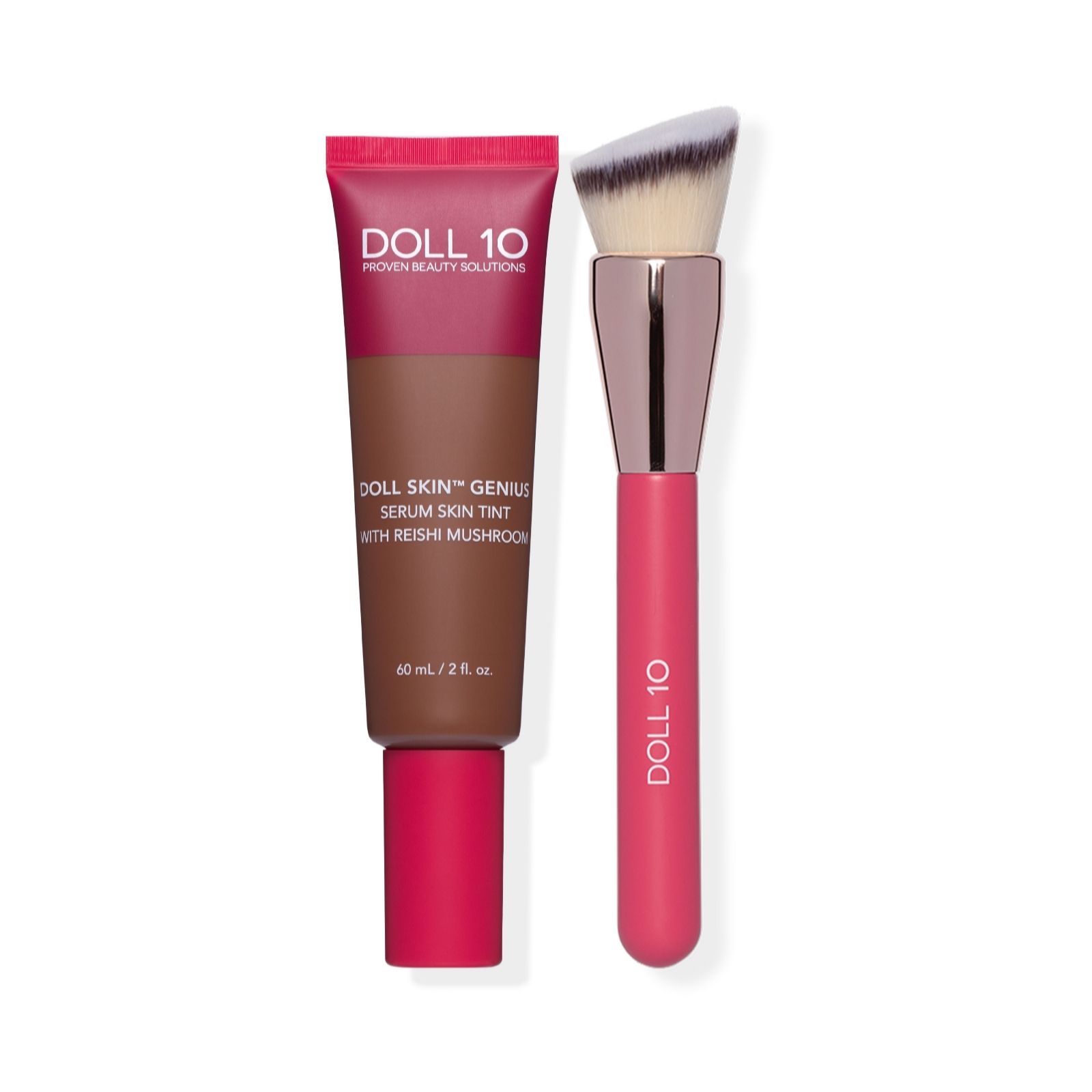  Doll 10 Supersize Reishi Mushroom Foundation with Buffing Brush - 256030