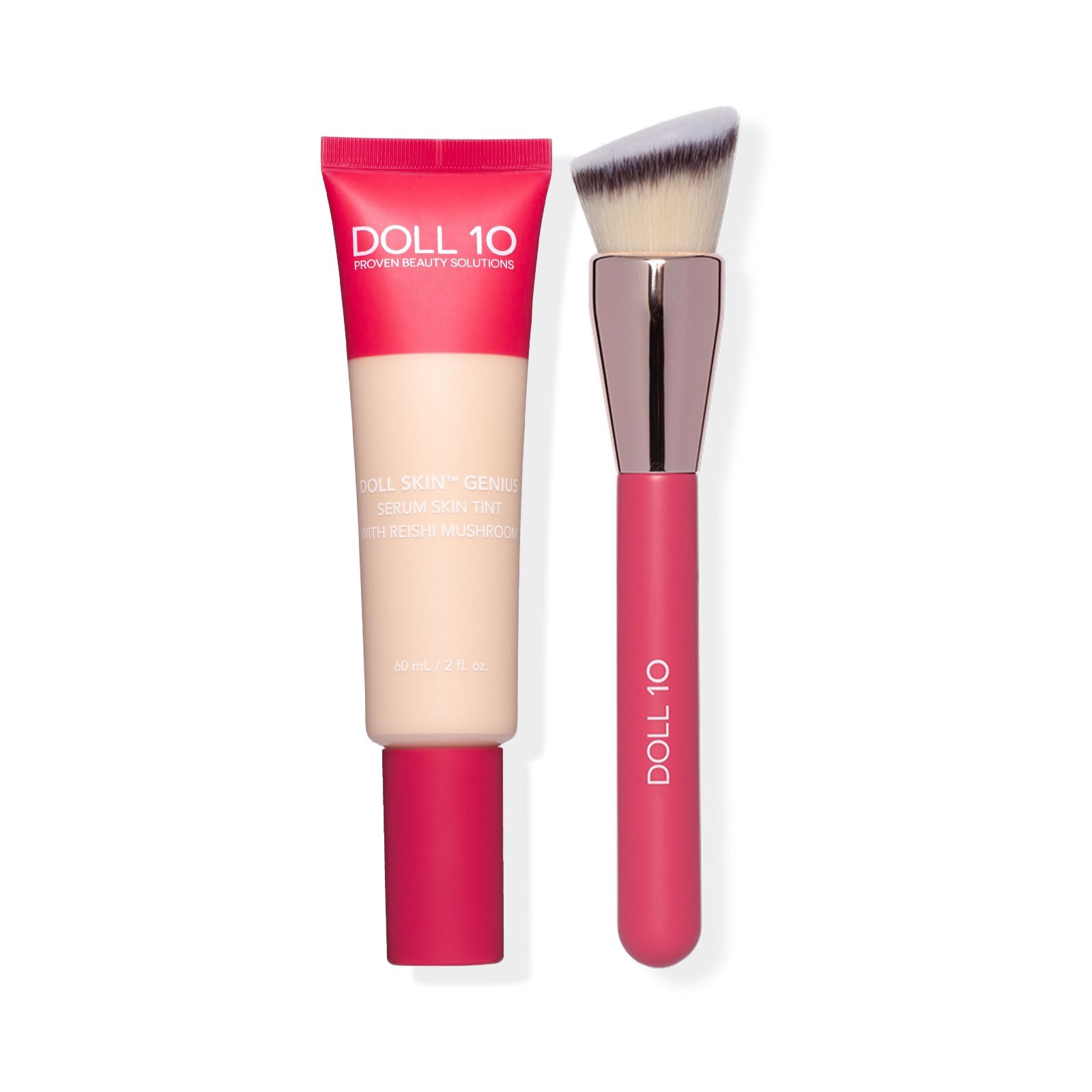 Doll 10 Supersize Reishi Mushroom Foundation with Buffing Brush