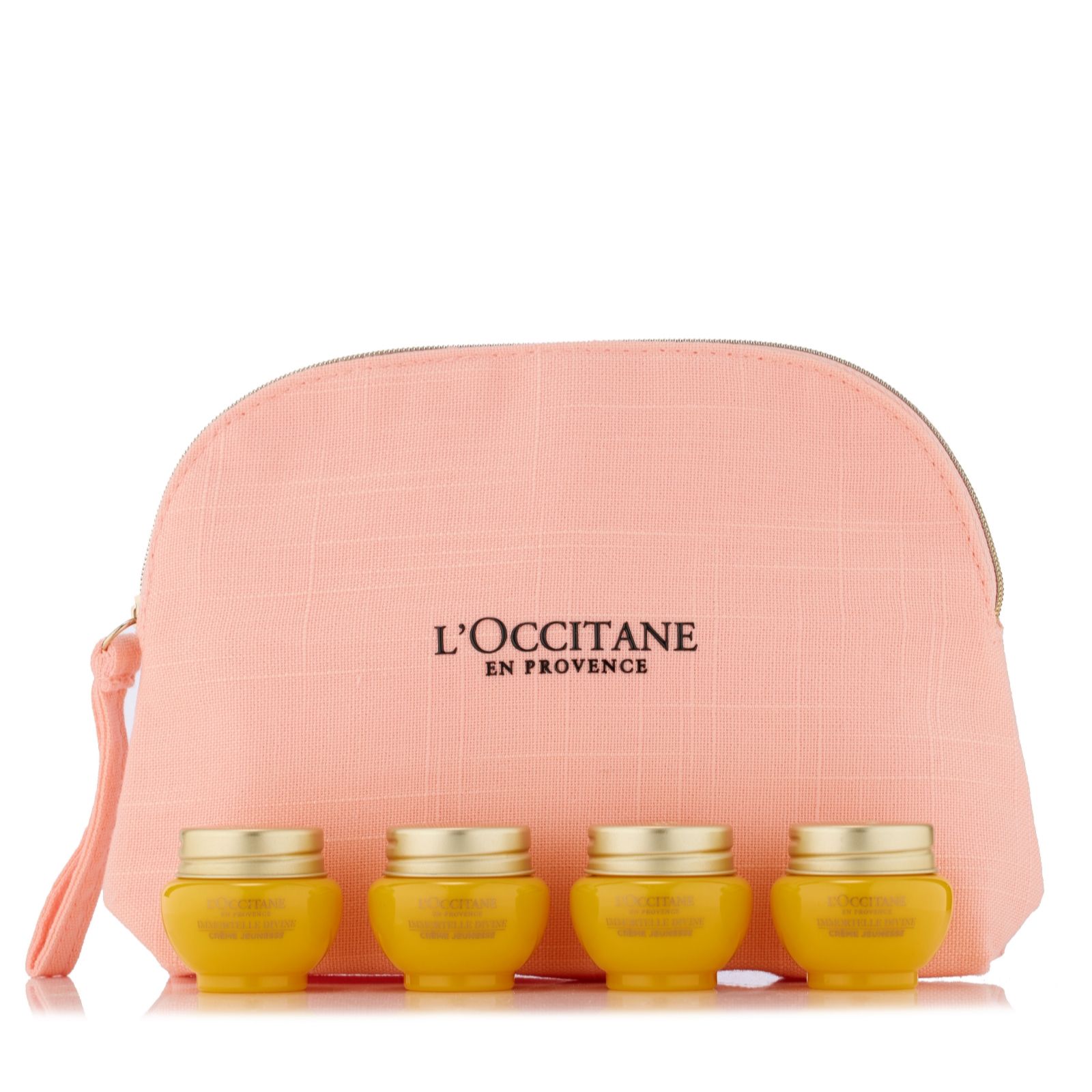 L'Occitane Immortelle 4 Piece Travel Collection with Bag
