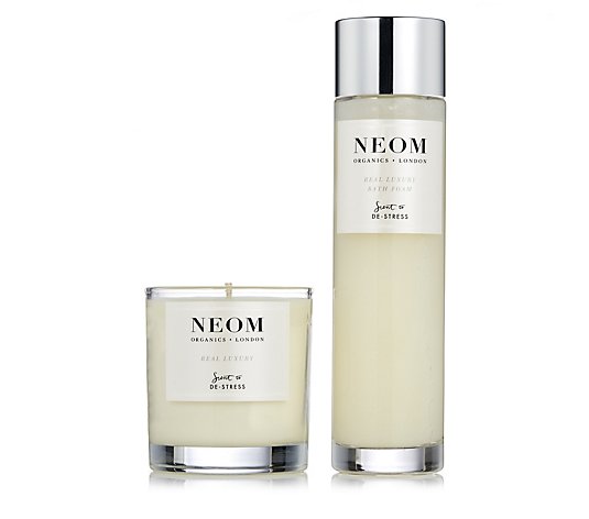 Neom Scented Candle & Bath Foam Duo