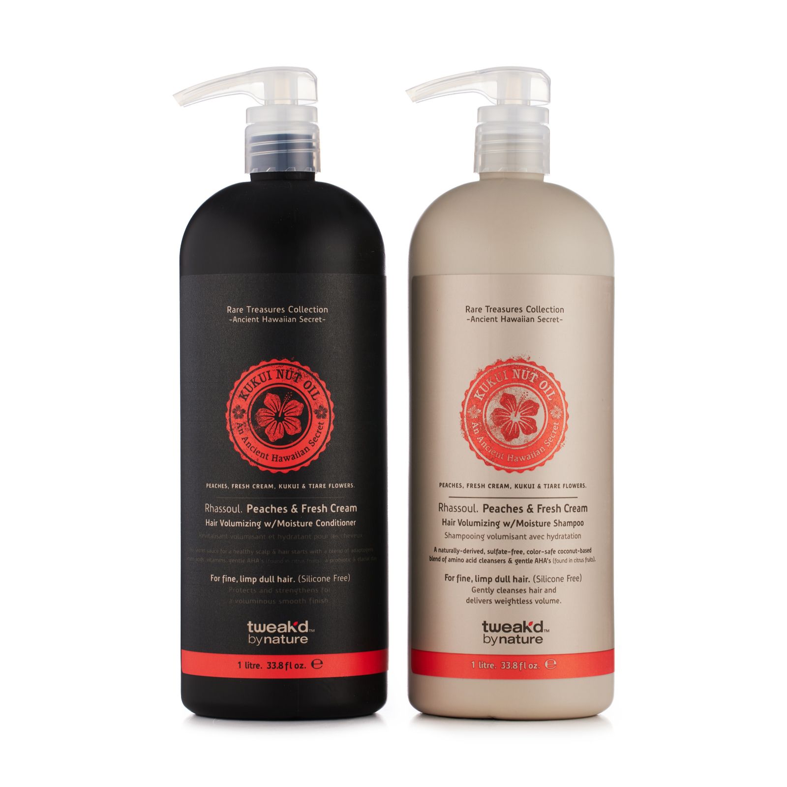 Tweak'd by Nature Supersize Shampoo & Conditioner 33.8oz Set