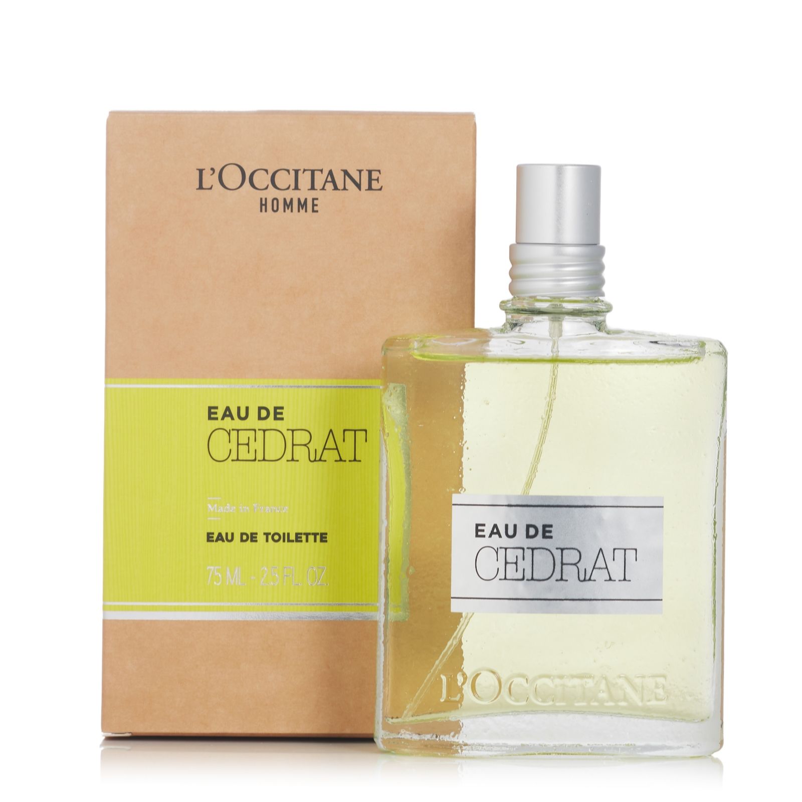 L'Occitane Cedrat Eau De Toilette 75ml QVC UK