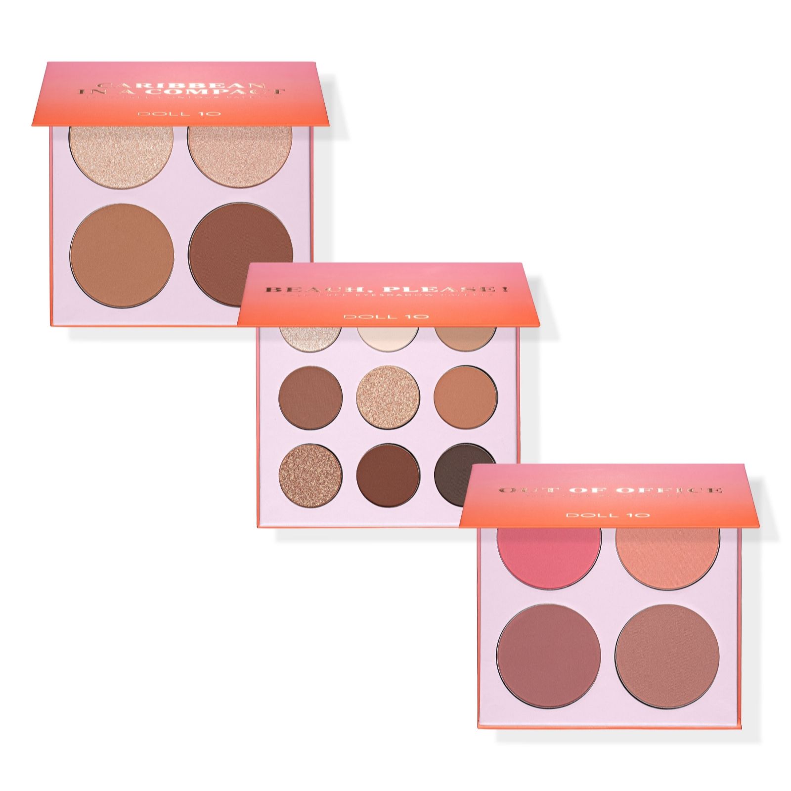 Doll 10 Passport To Paradise Eyeshadow Palette Trio