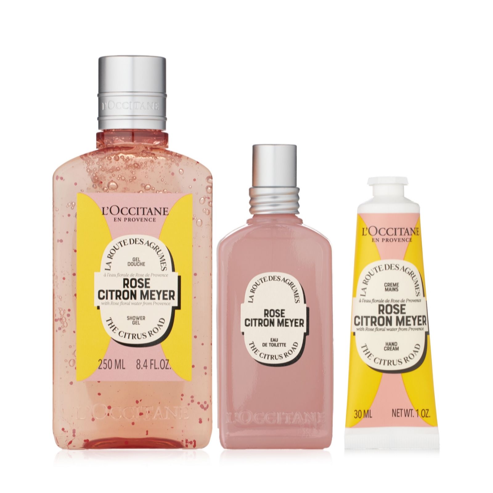 L'Occitane 3 Piece Rose Meyer Fragrance collection