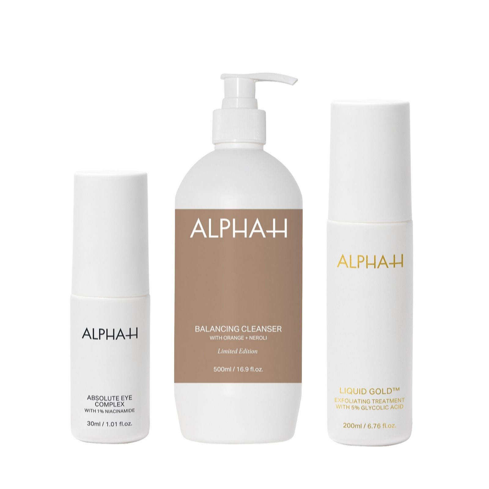 Alpha-H Supersize Cleanse & Glow 3 Piece Collection