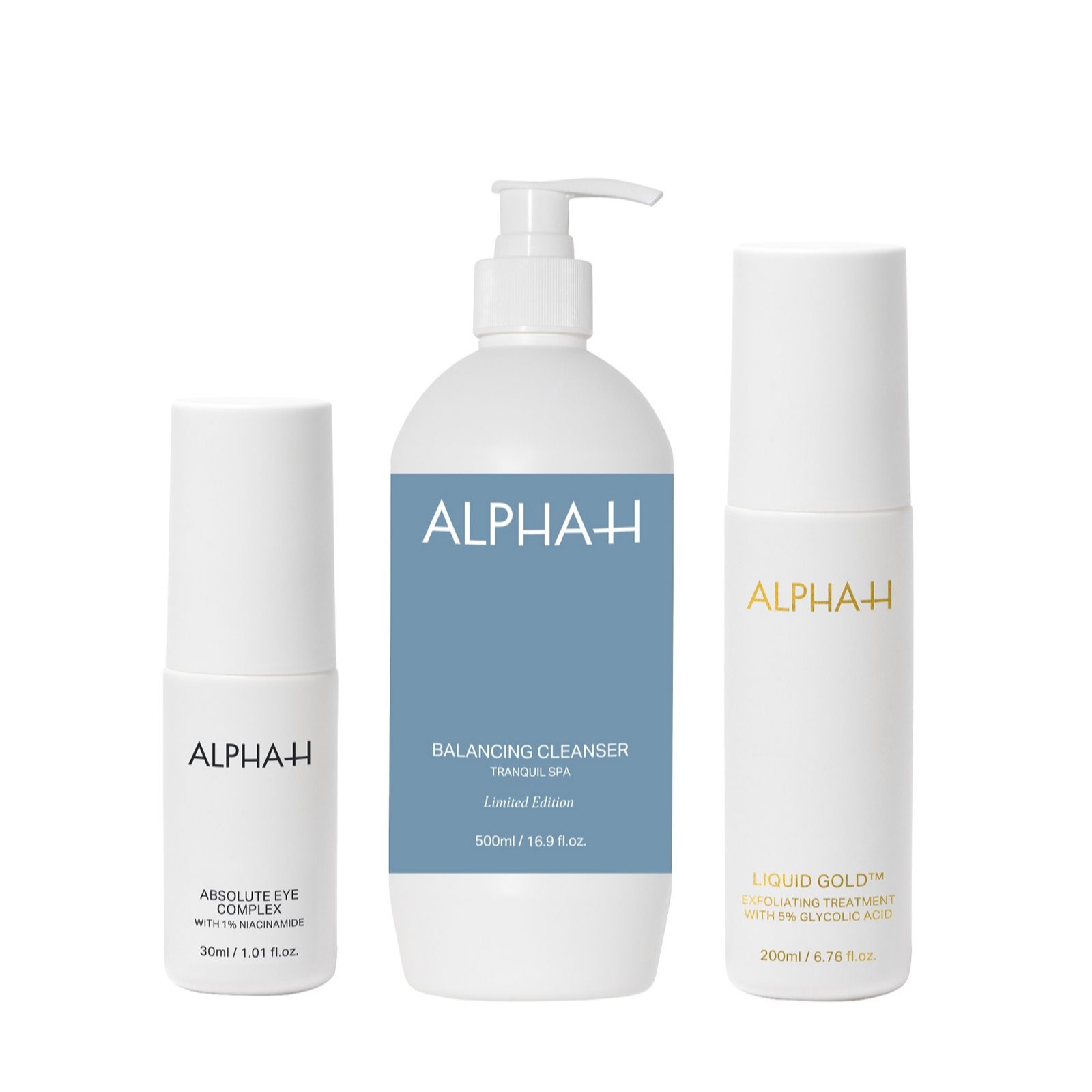 Alpha-H Supersize Cleanse & Glow 3 Piece Collection