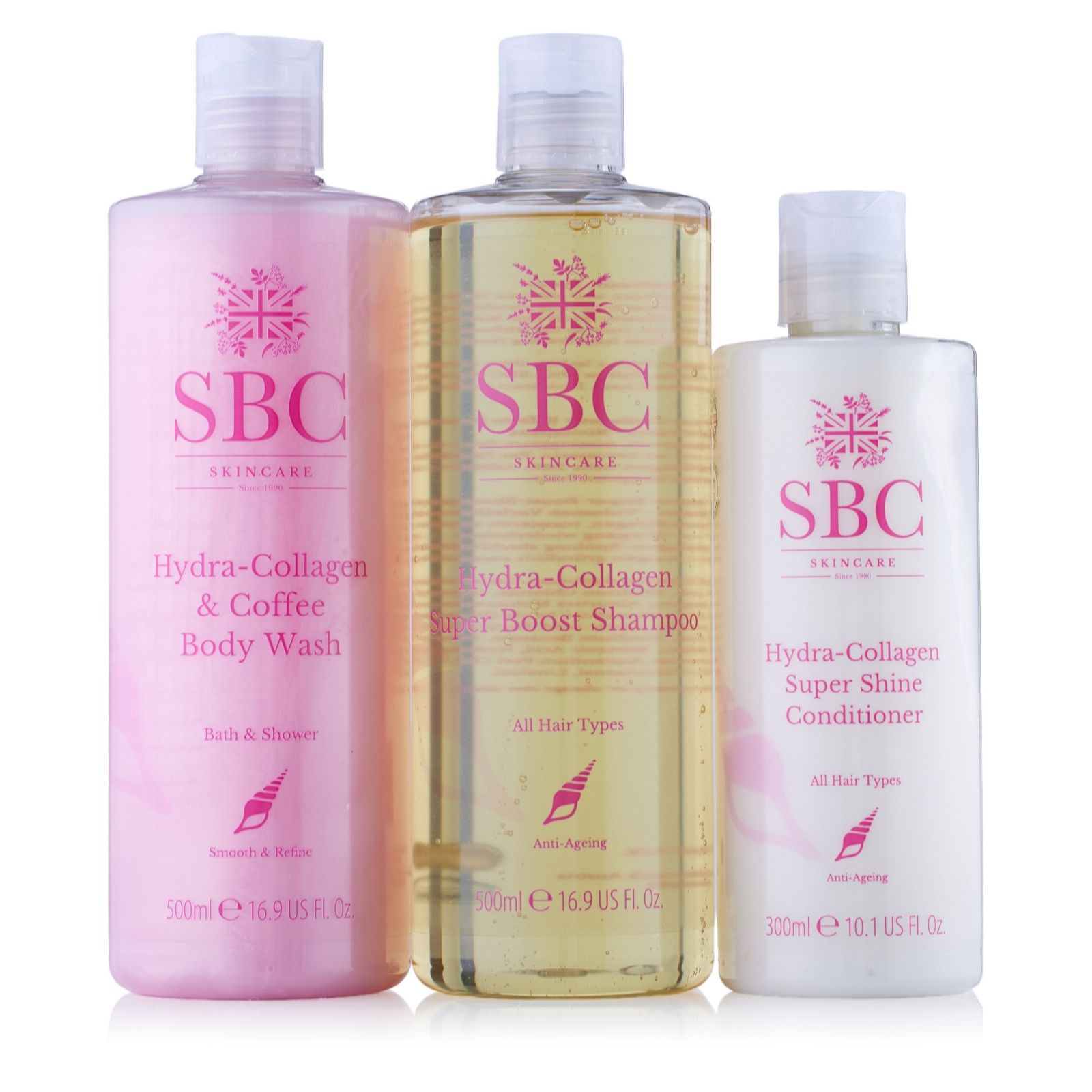 SBC Hydra-Collagen & Caffeine Reviving Hair & Body Collection