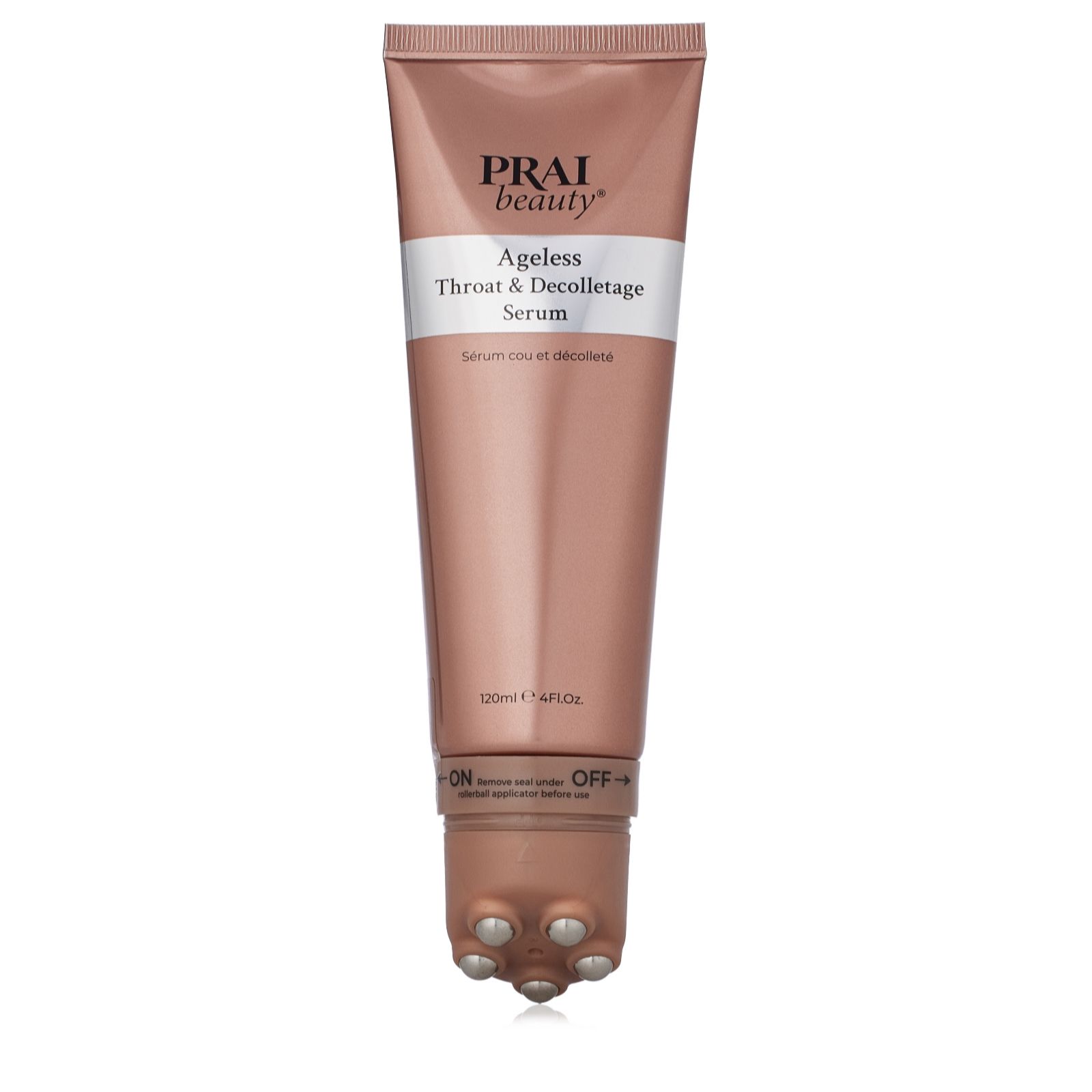 Prai Rose Gold Ageless Throat & Decolletage Rollerball Serum 120ml