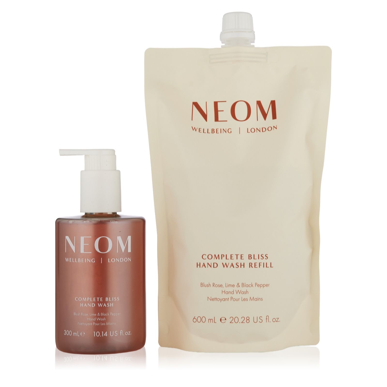 Neom Wellbeing Hand Wash and Refill