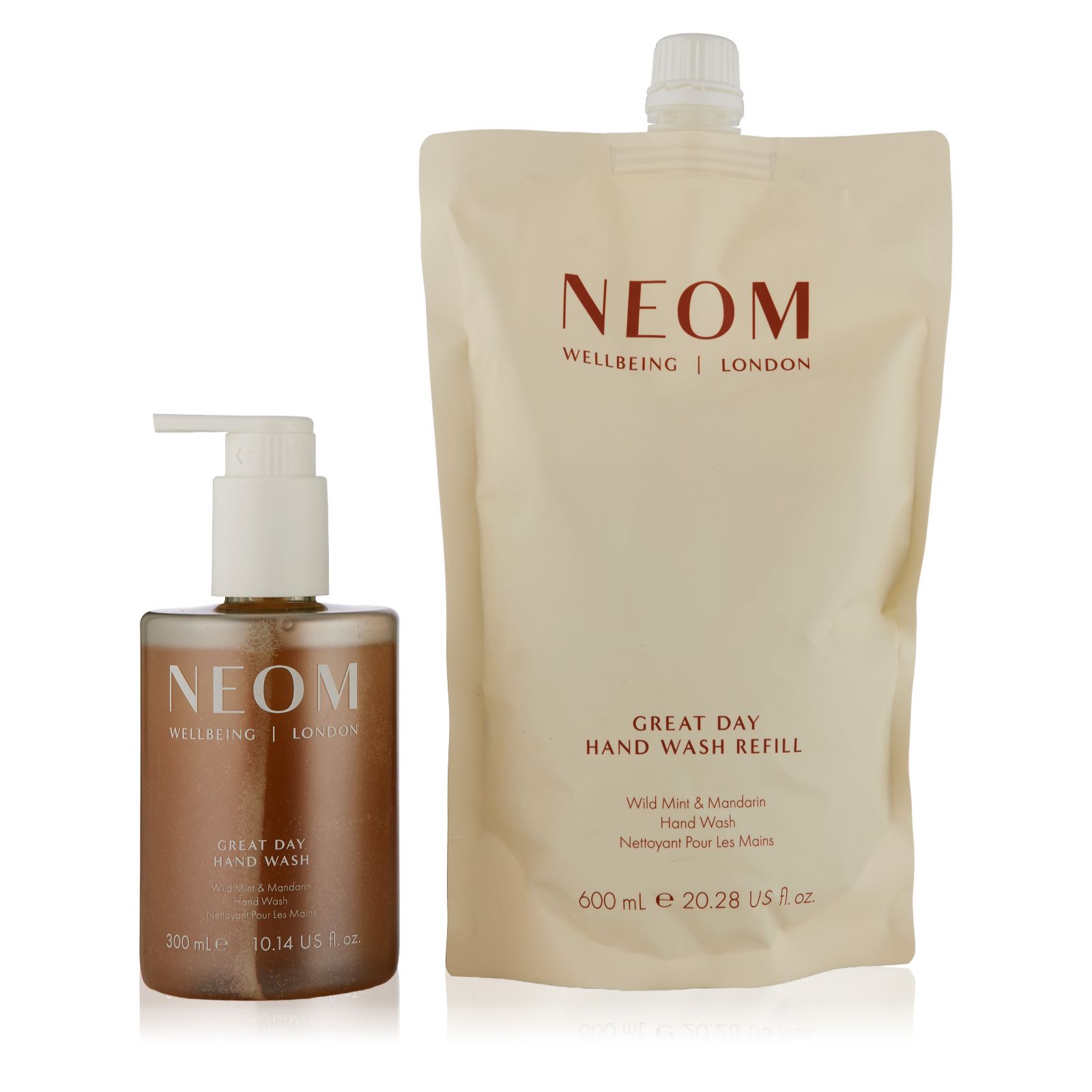 Neom Wellbeing Hand Wash and Refill