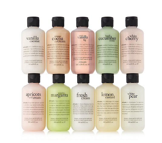 Philosophy 10 Piece Ultimate Shower Gel Collection 180ml