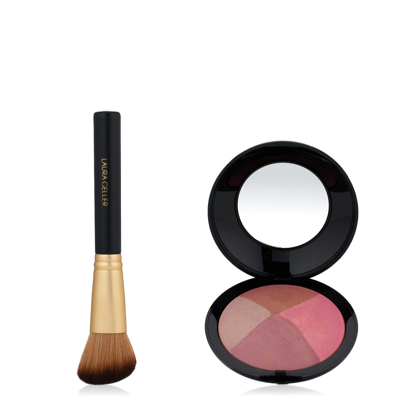 Laura Geller Supersize Baked Blush-n-Brighten Quad & Brush